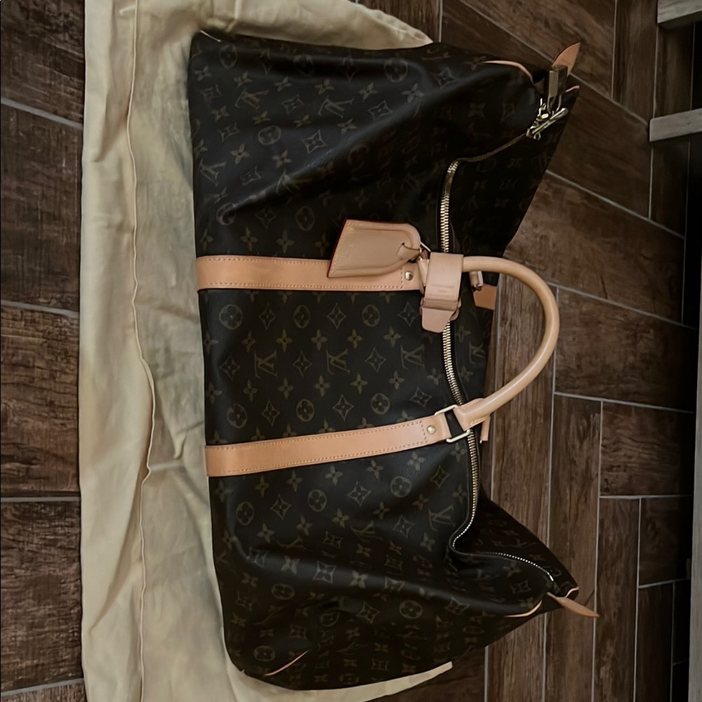 Louis Vuitton Monogram Canvas Travel Bag - Brown